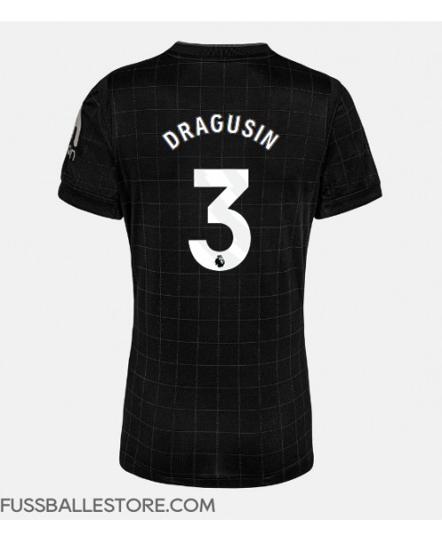 Günstige Tottenham Hotspur Radu Dragusin #3 Auswärtstrikot Damen 2025-26 Kurzarm Günstige Tottenham Hotspur Radu Dragusin #3 Auswärtstrikot Damen 2025-26 Kurzarm